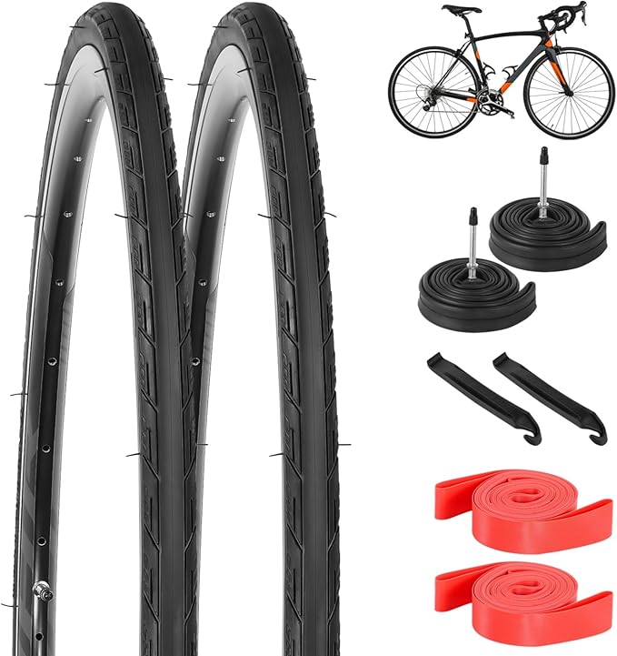 yeesport 700 x 25c Road Bike Tires, 2 Pack